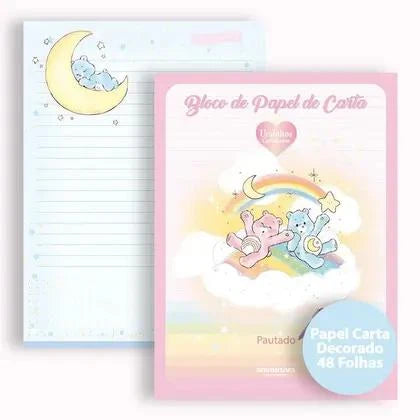 Papel de Carta Ursinhos Carinhosos - 48 Folhas - animativa