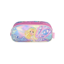 Carregar imagem no visualizador da galeria, Estojo Escolar Triplo Barbie Rosa
