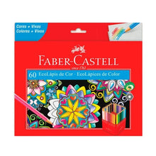 Carregar imagem no visualizador da galeria, Lápis de Cor Faber Castell 60 Cores
