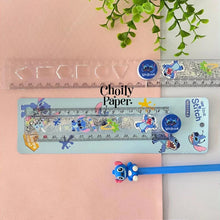 Carregar imagem no visualizador da galeria, Régua Dobrável Stitch c/ Glitter - 30cm
