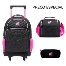 Carregar imagem no visualizador da galeria, Kit Escolar Emilly Vick Mochila escolar, lancheira e estojo
