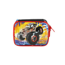 Carregar imagem no visualizador da galeria, Estojo Escolar Box 100 Pens Hot Wheels Preto
