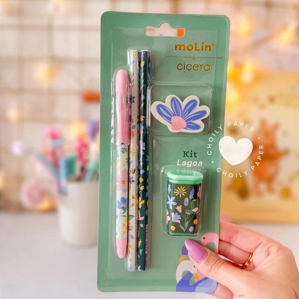 Kit Escolar 5 Itens Lagoa - Cícero & Molin